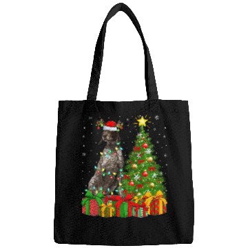 Discover Lighting xmass Tree German Shorthaired Pointer Dog Christmas Bags