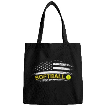 Discover Patriotic Softball Team American Flag Bags