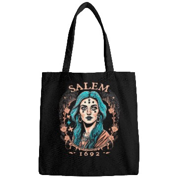 Discover Salem 1692 Witch Witches Wizard Magician Bags