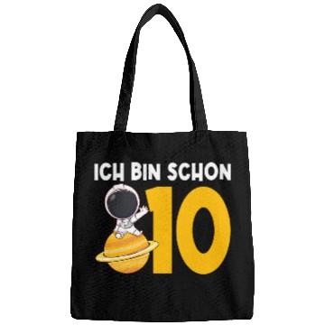 Discover Ich bin schon 10 10 Geburtstag Astronaut Bags