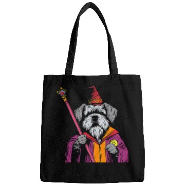 Discover Schnauzer Wizard Funny Dog Magic 1 Bags