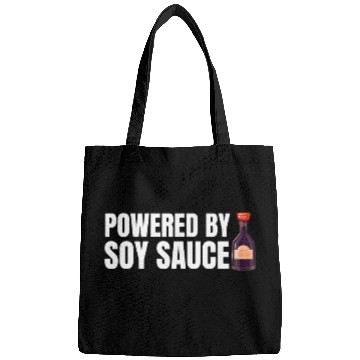 Discover Powered By Soy Sauce Condiment Soya Sauce Chef Cook Bags