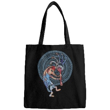 Discover Native American KOKOPELLI folklore MANDALA 1 Fan Fun Bags