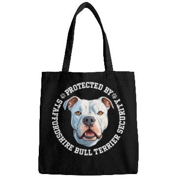 Discover Protected by Staffordshire Bull Terrier Security Bags