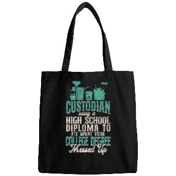 Discover School Custodian Janitor Custodian Using A High School 21 Bags