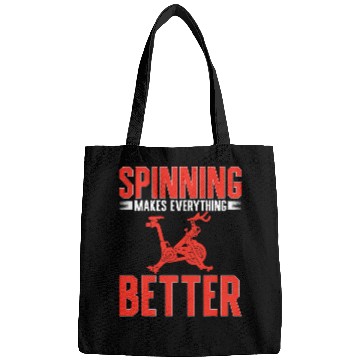 Discover Spinning Makes Everything Better Spin Class Indoor Cycling Bags