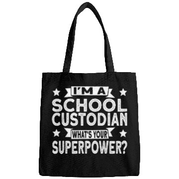 Discover School Custodian Superhero Bags