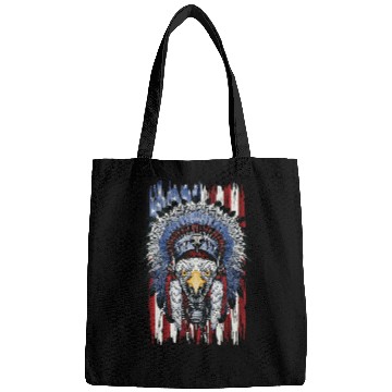 Discover USA Flag American Indian Natives Indigenous Eagle Bags