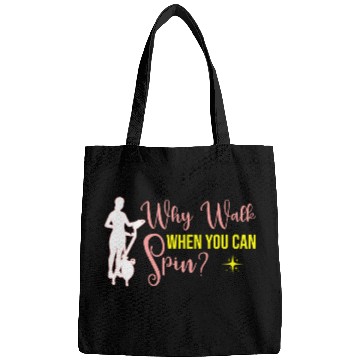 Discover Spinning Class Indoor Biking Cycling Funny Gym Spin Class Bags