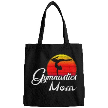 Discover vintages Gymnastics Mom Retro Sunset Funny Sports Gift Bags