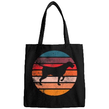 Discover German Shorthaired Dog GSP Mom and Dad Retro Sunset Bags