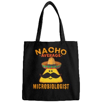 Discover Nacho Average Microbiologist Funny Cute Cinco de Mayo Bags