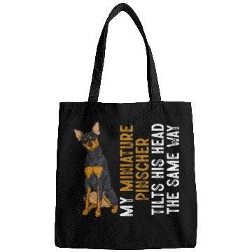 Discover Miniature Pinscher Min Pin Dog 3 Bags