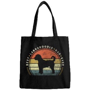 Discover Retro vintages bests Labradoodle Dad Ever Father Day Bags