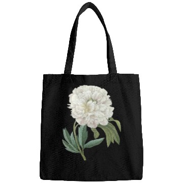 Discover PierreJosephRedoute White Peony Paint Flower Gardener Bags