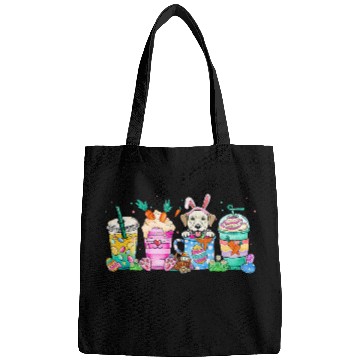 Discover Labrador Dog Coffee Lover Easter Bunny Bags