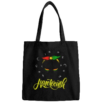 Discover Juneteenth Real Independence African American Pride Bags