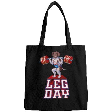 Discover Leg Day german shorthaired pointer Bags