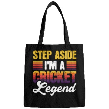 Discover Step Aside Im a cricket legend 2 Bags