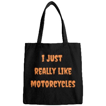 Discover Motorcycle Halloween Goth Spooky Fall Autumn Funny Bags