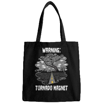 Discover Warning Tornado Magnet Meteorologist Tornado Chaser Bags