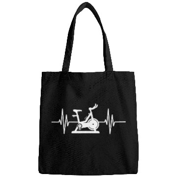 Discover Spinning Class Indoor Cycling Spin Bike Workout Heartbeat Bags
