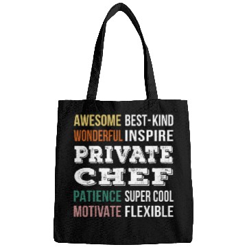 Discover Private Chef Tee Funny Appreciation Bags