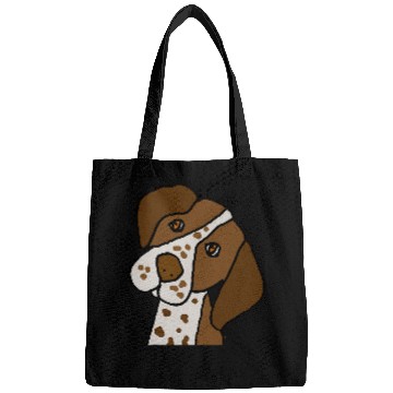 Discover Smileteespetsa Cute German Shorthaired Pointer Dog Face Bags