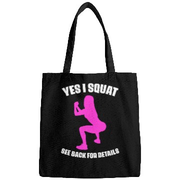 Discover Humorous Exercise Workout Squat Quotes for Fitness Lovers 22 Bags
