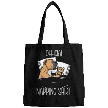 Discover Sleeping Continental Bulldog Dog With Stuffed Animal Bags
