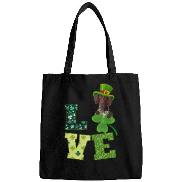 Discover German Shorthaired Pointer Dog St  Patricks Day Funny Irish Bags