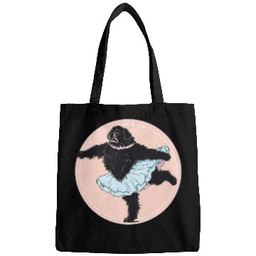 Discover Newfoundland Dog Ballerina Funny Ballet Bags