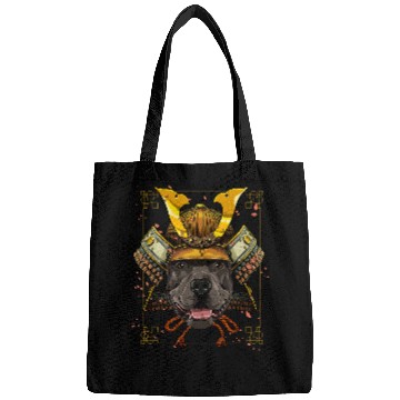 Discover Samurai American Pit Bull Terrier Japanese Warrior Bushido Bags