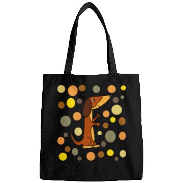Discover SmileteesPets Funny Dachshund Dog Art Pattern Bags