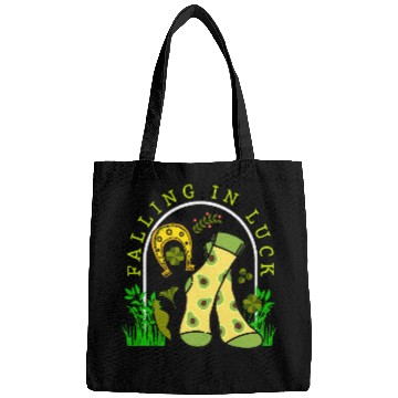 Discover St  Patricks Day Falling In Luck Horse Shoe Socks nurses Tee Bags