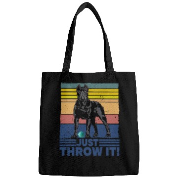Discover Just Throw It Cane Corso Bags