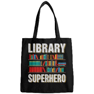 Discover Library Superhero I Librarian Bags