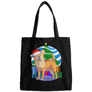 Discover Long Haired Chihuahua Santa Christmas Tree Decor 1 Bags