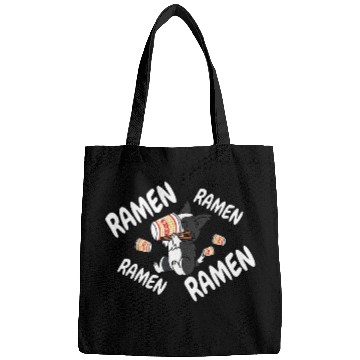Discover Instant Ramen Border Collie Dog Bags