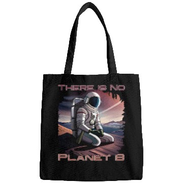 Discover There Is No Planet B Astronaut Seeks Second World Globe Bags