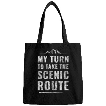 Discover Travel Blogger Meme Quote Bags