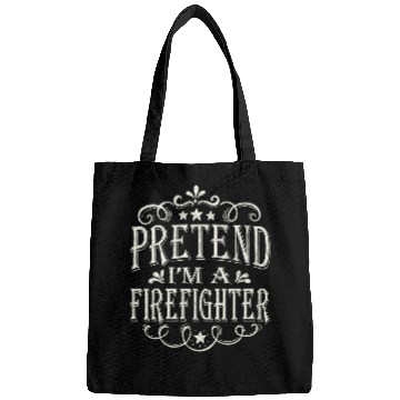 Discover Pretend Im A Firefighter Lazy Easy Costume Halloween Bags