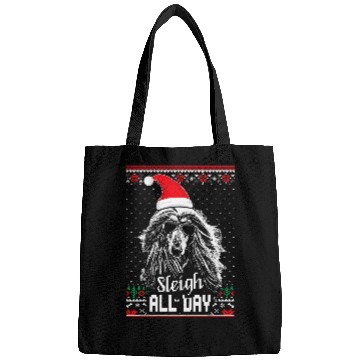Discover Sleigh all Day Funny Afghan Hound Christmas 1 Bags