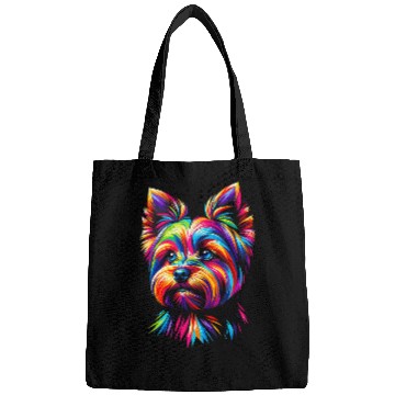 Discover Pop Art Yorkshire Terrier Dog Terriers Yorkie Bags