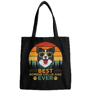 Discover style bests border collie dad ever fars day Bags