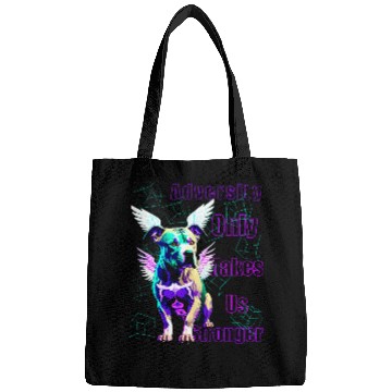 Discover Positivity Quote Positive Pitbull Colorful Pitbull Bags