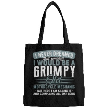 Discover Motorcycle Mechanic Grumpy and Old Bags
