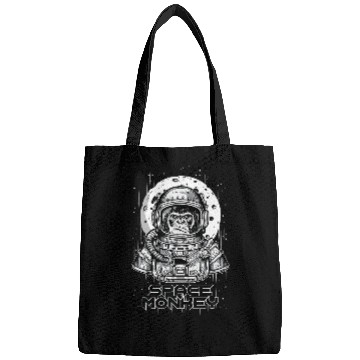 Discover Monkey In Space Moon Mars Astronaut Cosmic Galaxy Bags