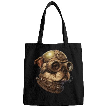 Discover Steampunk Pug 1 Bags