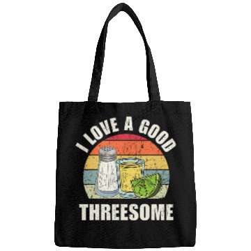 Discover Salt Tequila Lime Love A Good Threesome Humor Bartender Bags